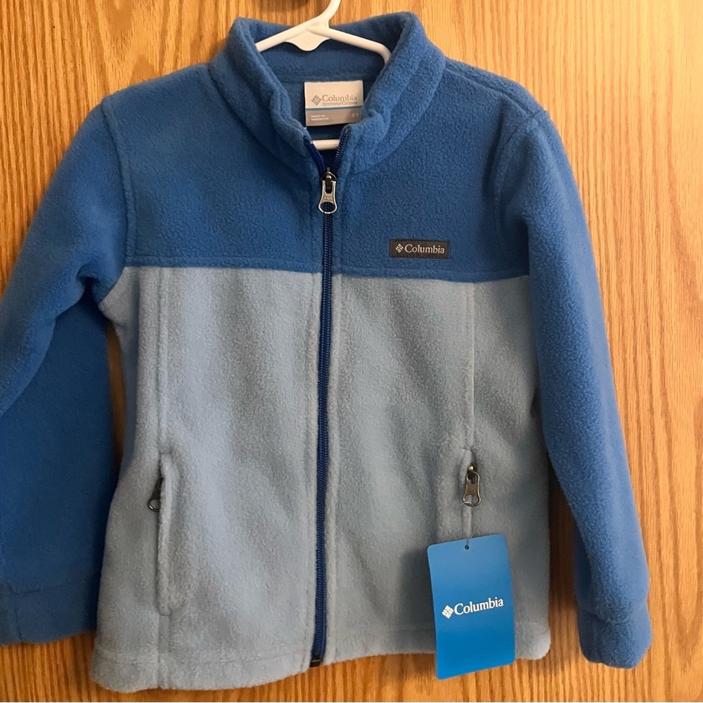 Columbia Two-Tone Blue Fleece Jacket